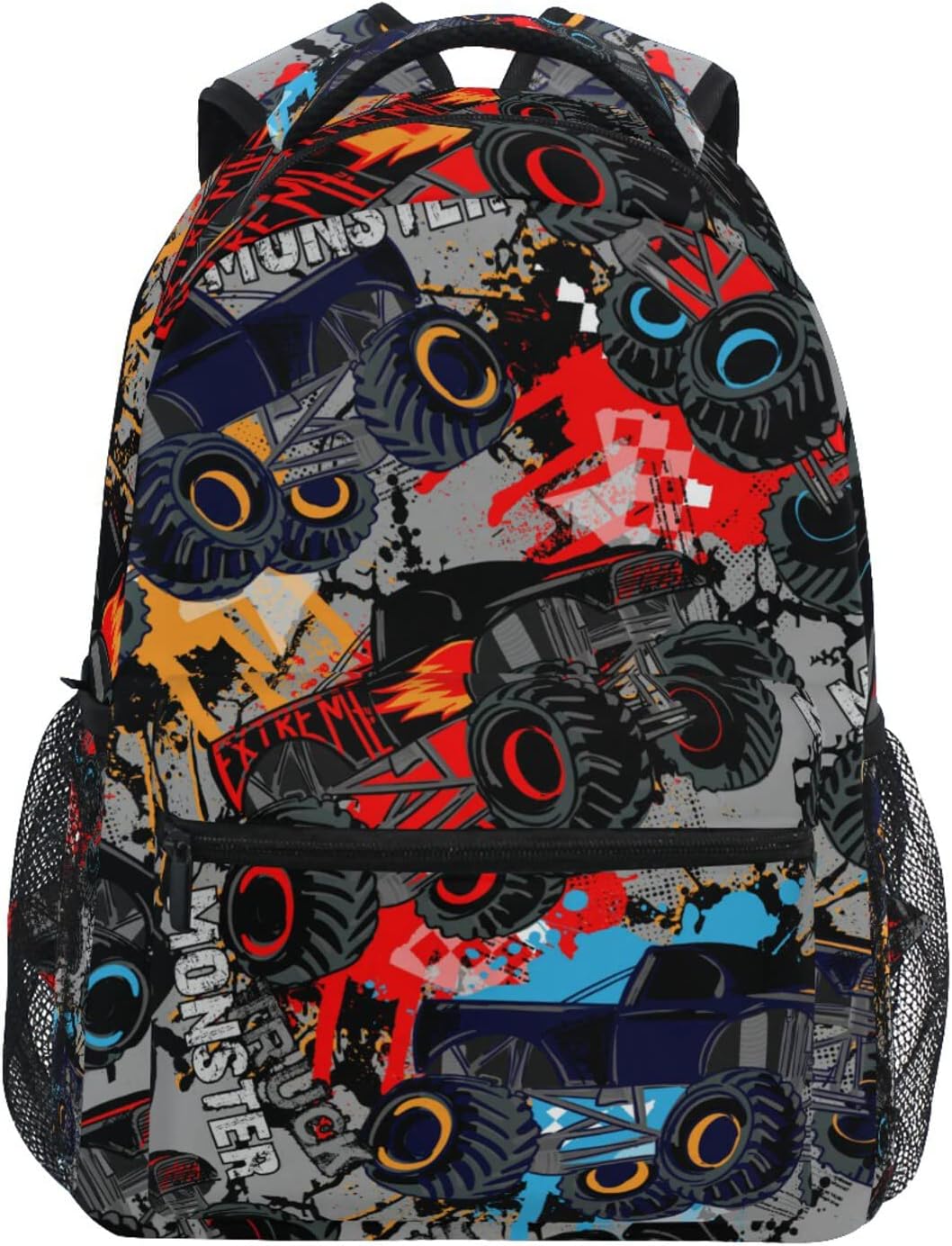 Monster Truck Car Boys Girls Kids School Backpacks Bookbag Elementary School Bag Travel Backpack Daypack 1754879903180.jpg