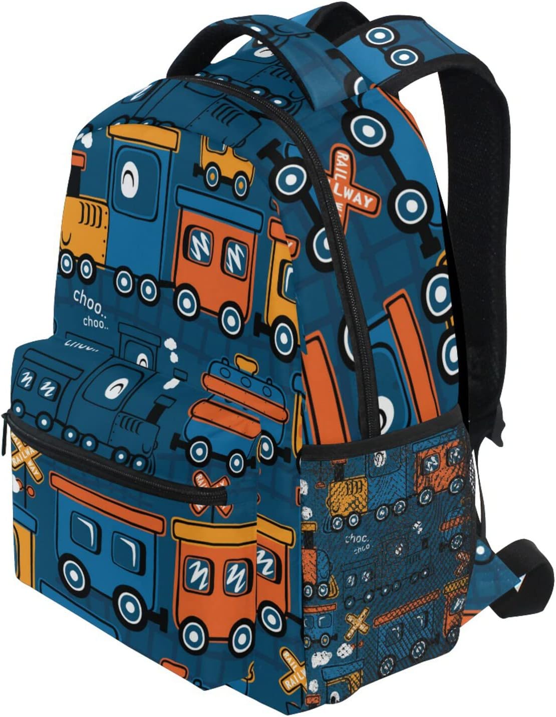 Colorful Funny Cartoon Steam Train Boys Girls Kids School Backpacks Bookbag Elementary School Bag Travel Backpack Daypack 1754880044500.jpg