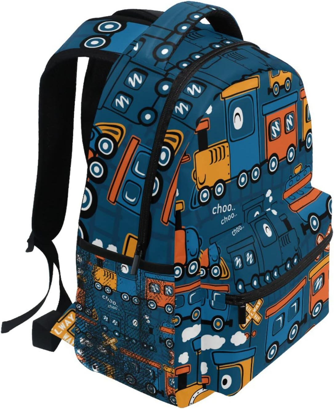 Colorful Funny Cartoon Steam Train Boys Girls Kids School Backpacks Bookbag Elementary School Bag Travel Backpack Daypack 1754880044566.jpg