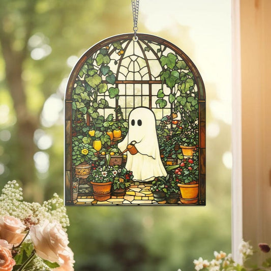 Cute Ghost Greenhouse Suncatcher Ornament Halloween Ghost Acrylic Window Hangings Plant Lovers Gift Halloween Home Decor Gift For Mom 1755076105578.jpg