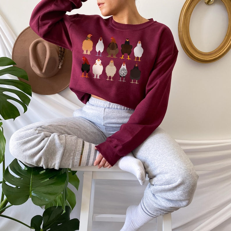 Chicken Sweatshirt Thanksgiving Sweatshirt Christmas Sweatshirt Gifts For Mom Holiday Sweatshirt Trending Now Gifts For Sister 1755316094616.jpg
