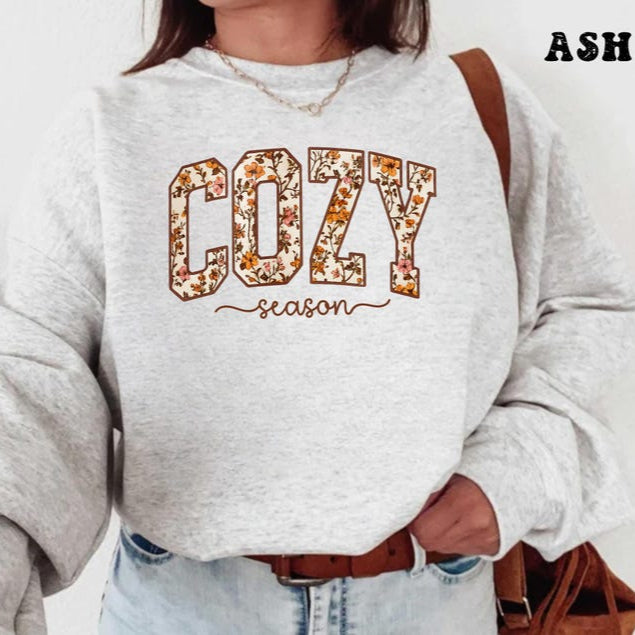 Cozy Season Sweatshirt Retro Fall Sweatshirt Get Cozy Sweater Womens Fall Sweaters Autumn Sweatshirts Cozy Autumn Crewneck Fall Season 1755487381659.jpg