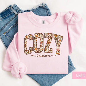 Cozy Season Sweatshirt Retro Fall Sweatshirt Get Cozy Sweater Womens Fall Sweaters Autumn Sweatshirts Cozy Autumn Crewneck Fall Season 1755487381736.jpg
