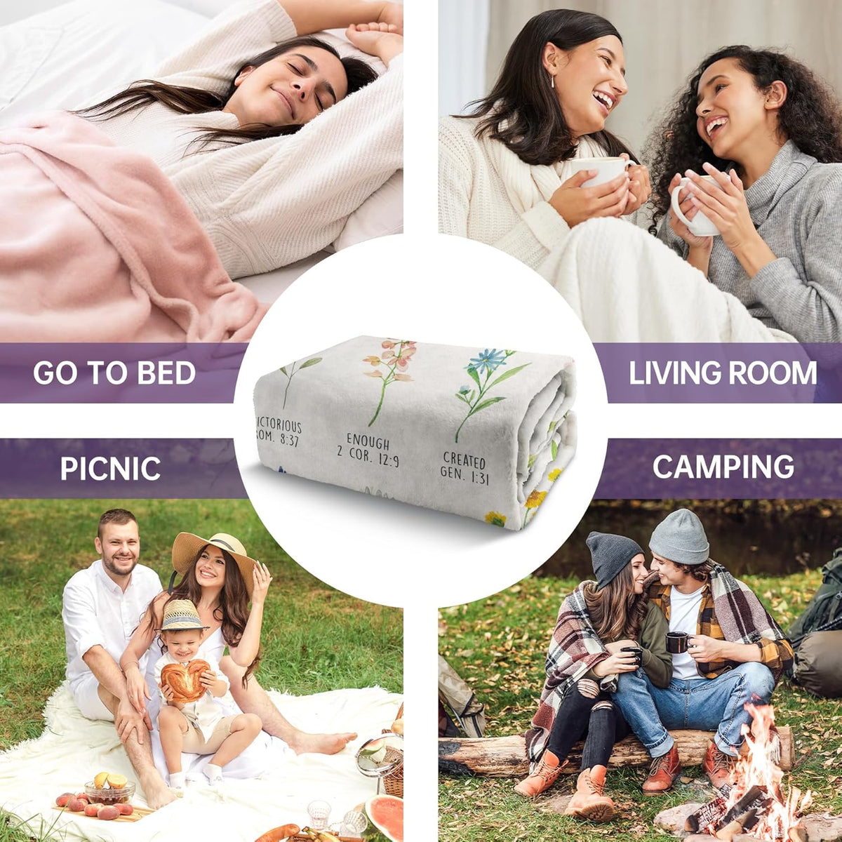 Christian Gifts For Women Christian Blanket With Flowers Birthday Gifts For Women Inspirational Religious Gifts For Sister Friend Daughter Mom Soft Throw Blankets 1755490849746.jpg