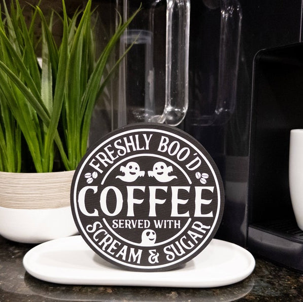 Halloween Coffee Bar Wood Sign Freshly Bood Coffee Served With Scream  Sugar Sign Halloween Ghost Coffee Shelf Sitter Tiered Tray Decor 1755657687751.jpg