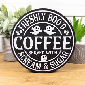 Halloween Coffee Bar Wood Sign Freshly Bood Coffee Served With Scream  Sugar Sign Halloween Ghost Coffee Shelf Sitter Tiered Tray Decor 1755657687801.jpg