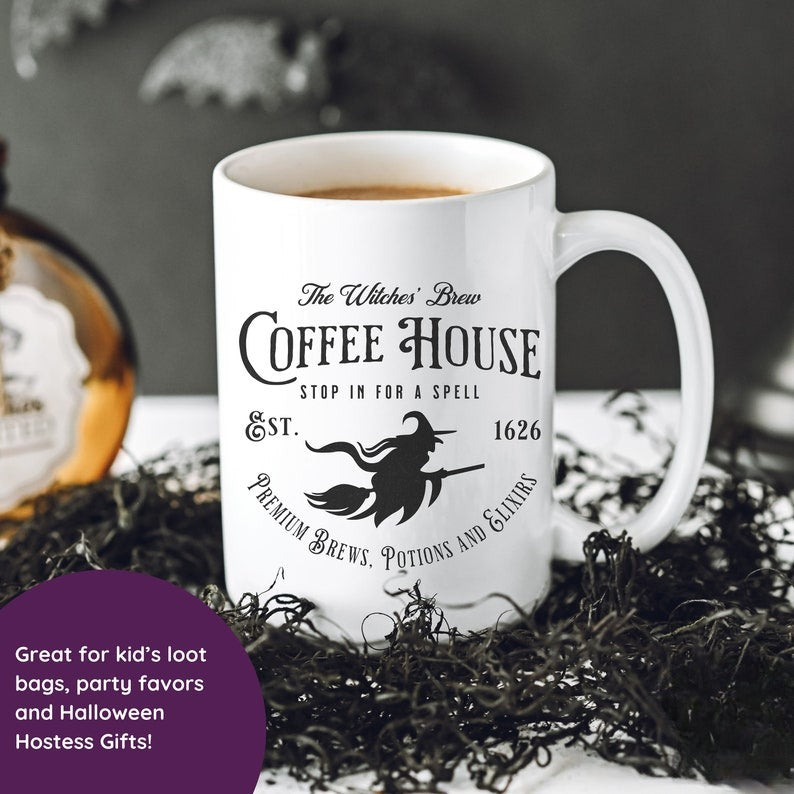 Witch Halloween Coffee Mug Witches Brew Coffee House Cup Coffee Lovers Halloween Mug Spooky Fall Mug Witchy Awesthetic Halloween Gift 1755763177389.jpg