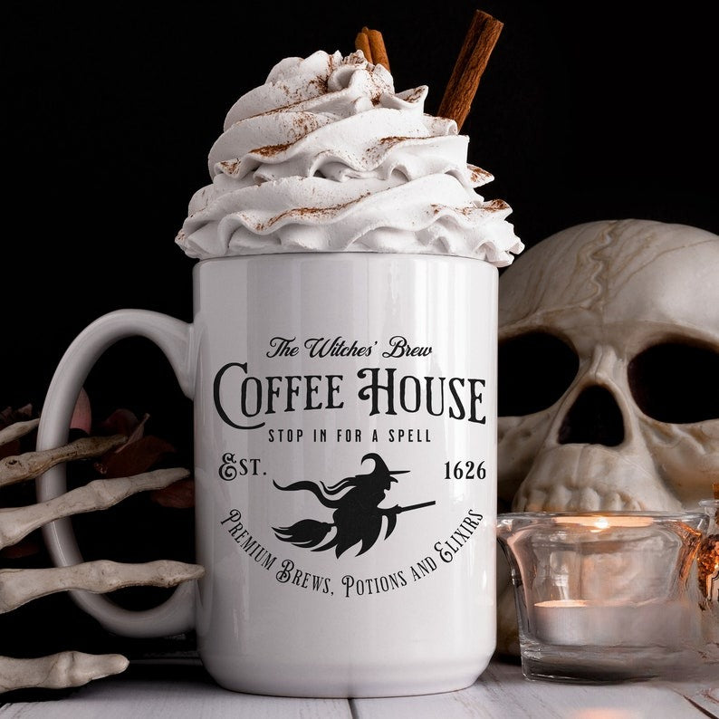 Witch Halloween Coffee Mug Witches Brew Coffee House Cup Coffee Lovers Halloween Mug Spooky Fall Mug Witchy Awesthetic Halloween Gift 1755763177430.jpg