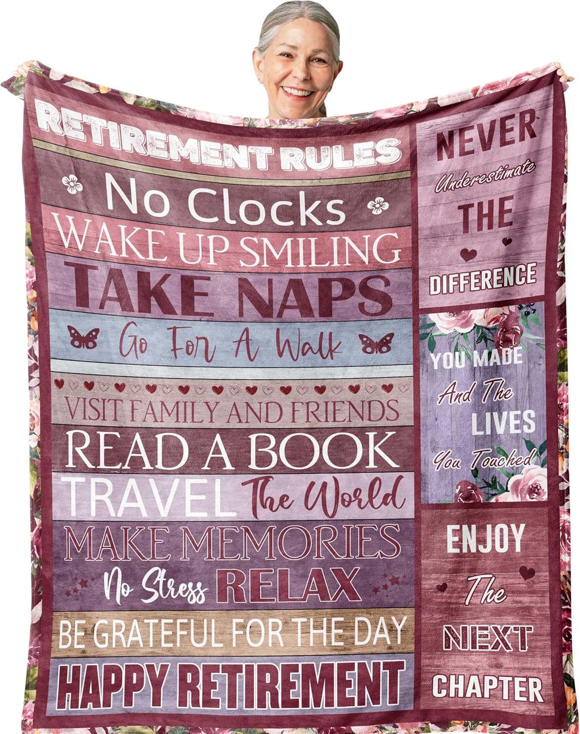 Retirement Gift For Woman Best Retired Gifts For Womenmen 2025 Retire Gift Ideas Funny Presents For Retirement Coworkerteachernursemom Soft Blanket 1756525139842.jpg