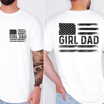 Girl Dad Shirt Cool Dads Club Tee American Flag Patriotic Dad Tee Fathers Day Gift New Dad Gift Trendy Dad Shirt 1756885897345.jpg