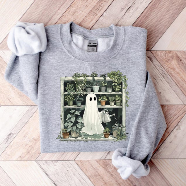 Funny Plant Ghost Sweatshirt Halloween Plant Lady Shirt Plant Lover Gift Ghost Crewneck Sweatshirt Spooky Gardener Shirt 1756889501469.jpg