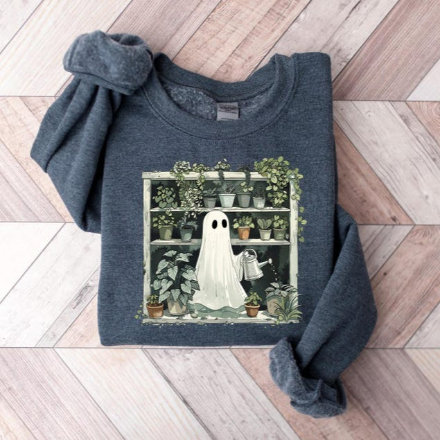 Funny Plant Ghost Sweatshirt Halloween Plant Lady Shirt Plant Lover Gift Ghost Crewneck Sweatshirt Spooky Gardener Shirt 1756889501497.jpg