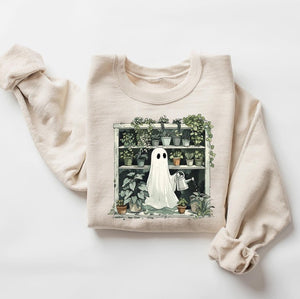 Funny Plant Ghost Sweatshirt Halloween Plant Lady Shirt Plant Lover Gift Ghost Crewneck Sweatshirt Spooky Gardener Shirt 1756889501506.jpg