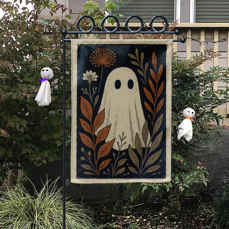 Witch With Broomstick Metal Garden Decor Witch With Stakes Garden Sign Halloween Sign Witch With Cat And Crow Decor Outdoor Fall Decor 1756890758460.jpg