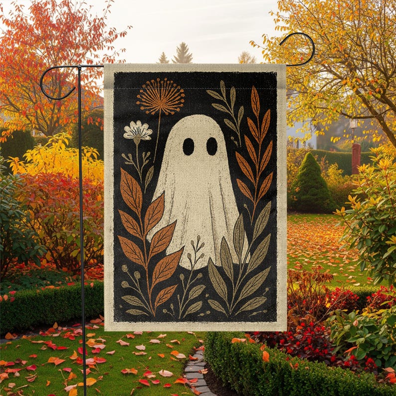 Witch With Broomstick Metal Garden Decor Witch With Stakes Garden Sign Halloween Sign Witch With Cat And Crow Decor Outdoor Fall Decor 1756890758466.jpg
