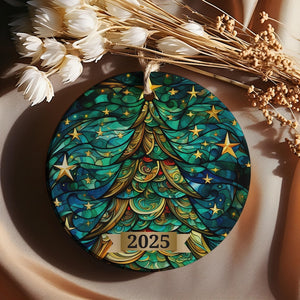 Christmas Tree Ornament 2025 Stained Glass Holiday Decoration Elegant Keepsake Gift For Family Coworkers Friends 1757056247457.jpg