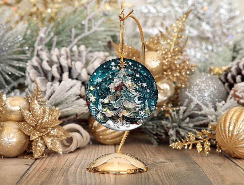 Christmas Tree 2025 Ornament 3d Effect Ornament Christmas Tree Decor Xmas Decor Holiday Keepsake Christmas Decorations 1757056351379.jpg
