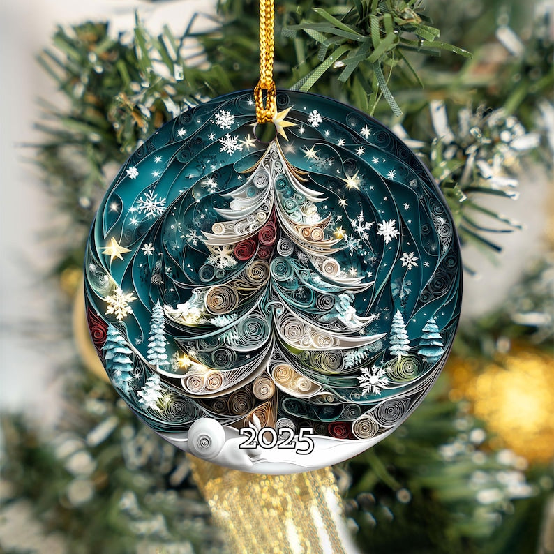 Christmas Tree 2025 Ornament 3d Effect Ornament Christmas Tree Decor Xmas Decor Holiday Keepsake Christmas Decorations 1757056351944.jpg