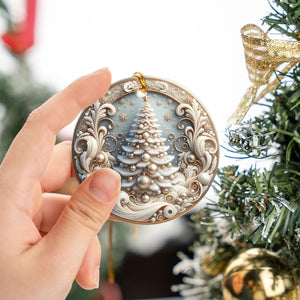 Christmas Tree Ornament 2025 Elegant Holiday Keepsake Xmas Tree Decoration Gold White Ornament Christmas Gift Idea Tree Hanging Decor 1757056500707.jpg