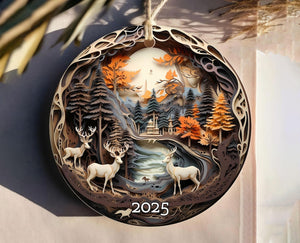 2025 Christmas Ornament 3d Effect Keepsake Ornament Holiday Decor Gift For Family Christmas Bauble Tree Decoration 2025 Ornament 1757056551205.jpg