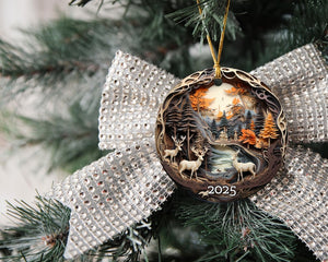2025 Christmas Ornament 3d Effect Keepsake Ornament Holiday Decor Gift For Family Christmas Bauble Tree Decoration 2025 Ornament 1757056551257.jpg