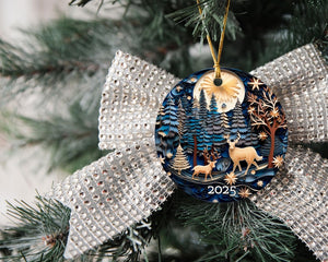 Christmas Ornament 2025 Christmas Decoration Holiday Gift Idea Round Ceramic Gift Exchange Gift Idea Xmas Tree 3d Effect Ornament 1757056933429.jpg