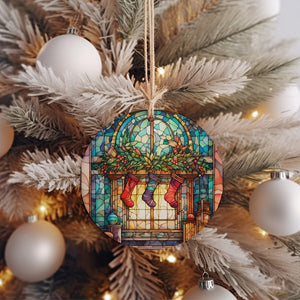 Fireplace Christmas Ornament Stained Glass Tree Decoration Holiday Keepsake Gift 2025 Ornament For Family Or Friends 1757057240648.jpg
