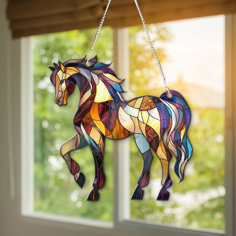 Horse Hanging Decor Horse Gift Equestrian Ornament Horse Window Decor Horse Crystal Gifts Horse Lover Gifts Horse Home Decorhorse Art 1757129579933.jpg