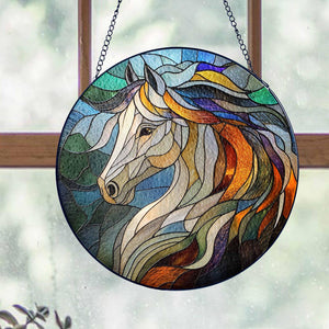 Horse Suncatcher Stained Glass Equestrian Gifts Horse Ranch Suncatcher Gifts Horse Window Decor Horse Glass Suncatcher Lover Horse Gift 1757131204818.jpg