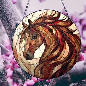 Horse Suncatcher Stained Glass Equestrian Gifts Horse Ranch Suncatcher Gifts Horse Window Decor Horse Glass Suncatcher Lover Horse Gift 1757131205044.jpg