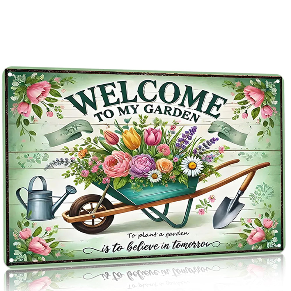 Gardening Gifts Vintage Gardening Signs Welcome To My Garden Tin Sign For Home Garden Greenhouse Living Room Bedroom Yard Cottage Outdoor Decor 1757476007478.jpg