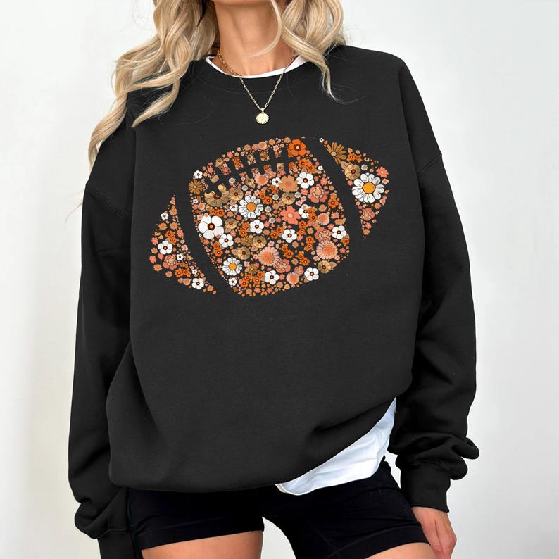 Floral Football Shirt Football Bow Sweatshirt Football Mom Shirt Game Day Shirt Fall Football Season Tee Sports Gift 1757563164948.jpg