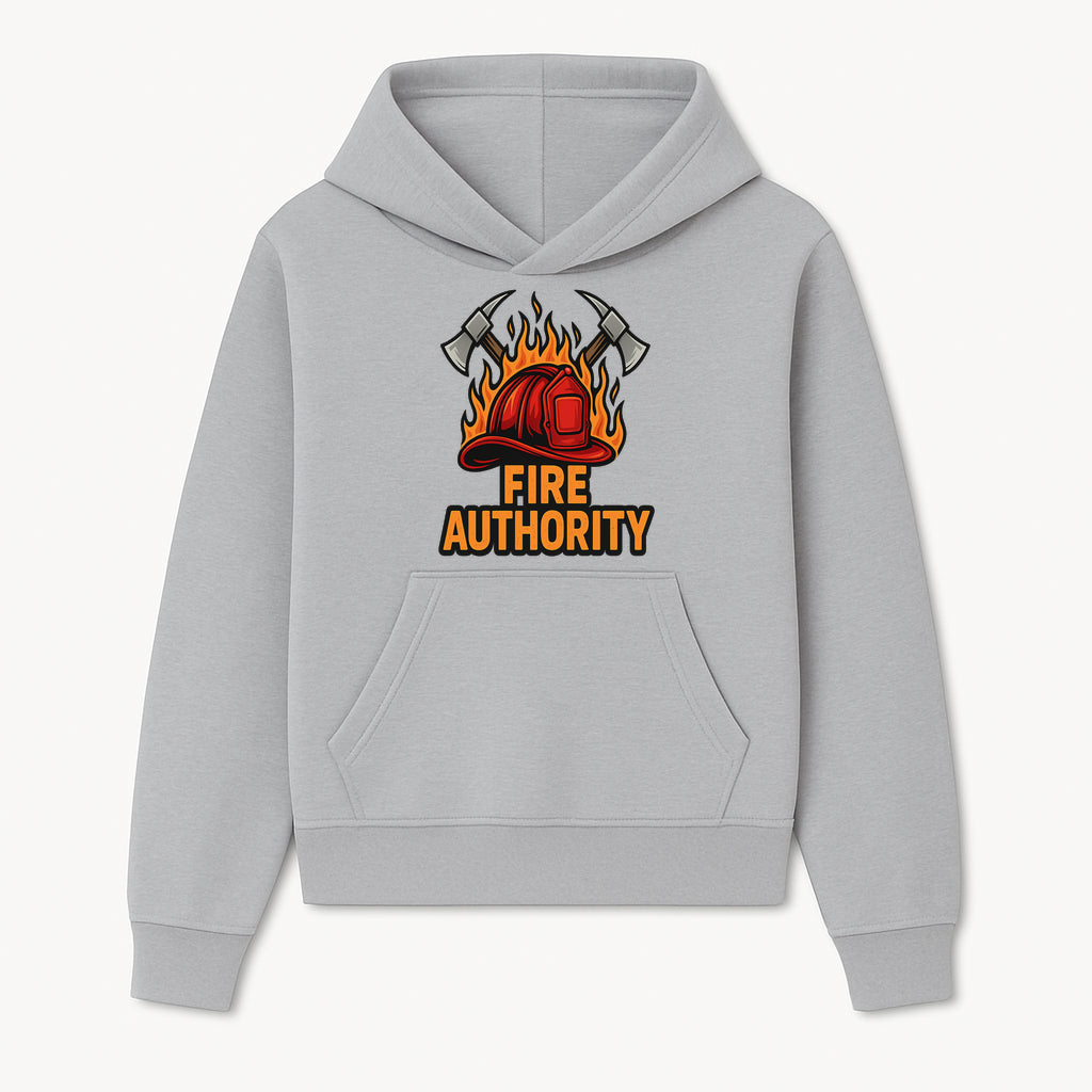 Firefighter Helmet and Axes Graphic Tee - Fire Authority, Flames Design, Firefighter Gift, Emergency Services Apparel - Hoodie 1757912427244.jpg