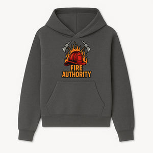 Firefighter Helmet and Axes Graphic Tee - Fire Authority, Flames Design, Firefighter Gift, Emergency Services Apparel - Hoodie 1757912427589.jpg