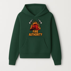 Firefighter Helmet and Axes Graphic Tee - Fire Authority, Flames Design, Firefighter Gift, Emergency Services Apparel - Hoodie 1757912427794.jpg