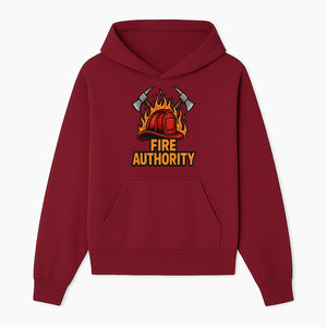 Firefighter Helmet and Axes Graphic Tee - Fire Authority, Flames Design, Firefighter Gift, Emergency Services Apparel - Hoodie 1757912428500.jpg