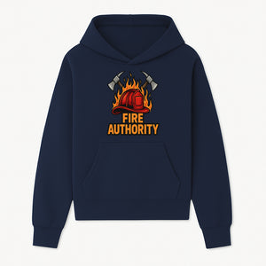 Firefighter Helmet and Axes Graphic Tee - Fire Authority, Flames Design, Firefighter Gift, Emergency Services Apparel - Hoodie 1757912428643.jpg