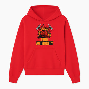 Firefighter Helmet and Axes Graphic Tee - Fire Authority, Flames Design, Firefighter Gift, Emergency Services Apparel - Hoodie 1757912428834.jpg