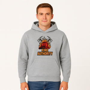 Firefighter Helmet and Axes Graphic Tee - Fire Authority, Flames Design, Firefighter Gift, Emergency Services Apparel - Hoodie 1757912430347.jpg