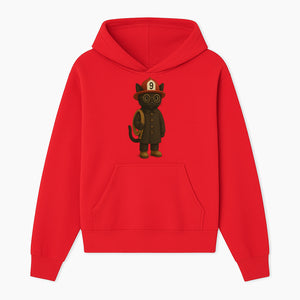 Adorable Firefighter Cat Figurine with Hat and Hose, Cute Home Decor for Cat Lovers, Kids, or Animal Enthusiasts - Hoodie 1757912432266.jpg