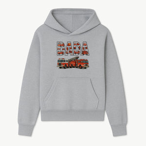 Firefighter Dad Graphic Tee, Cute Fire Truck Design, Father's Day Gift, Fireman Apparel, Unique Dad Shirt for Firefighters - Hoodie 1757912432534.jpg