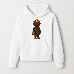 Adorable Firefighter Cat Figurine with Hat and Hose, Cute Home Decor for Cat Lovers, Kids, or Animal Enthusiasts - Hoodie 1757912432579.jpg