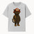 Adorable Firefighter Cat Figurine with Hat and Hose, Cute Home Decor for Cat Lovers, Kids, or Animal Enthusiasts - T-shirt 1757912434016.jpg