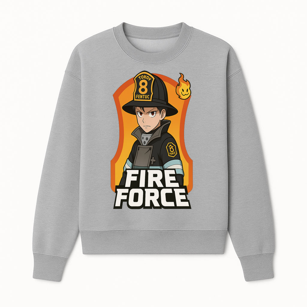 Anime Fire Force Character Art Print - Tokoy 8 Fentuc Firefighter Design for Fans and Collectors, Home Decor, or Gifts - Sweatshirt 1757912434400.jpg