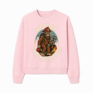 Bigfoot Firefighter T-Shirt | Funny Sasquatch Graphic Tee | Fireman Bigfoot Design | Unique Gift for Firefighters and Nature Lovers - Sweatshirt 1757912434492.jpg
