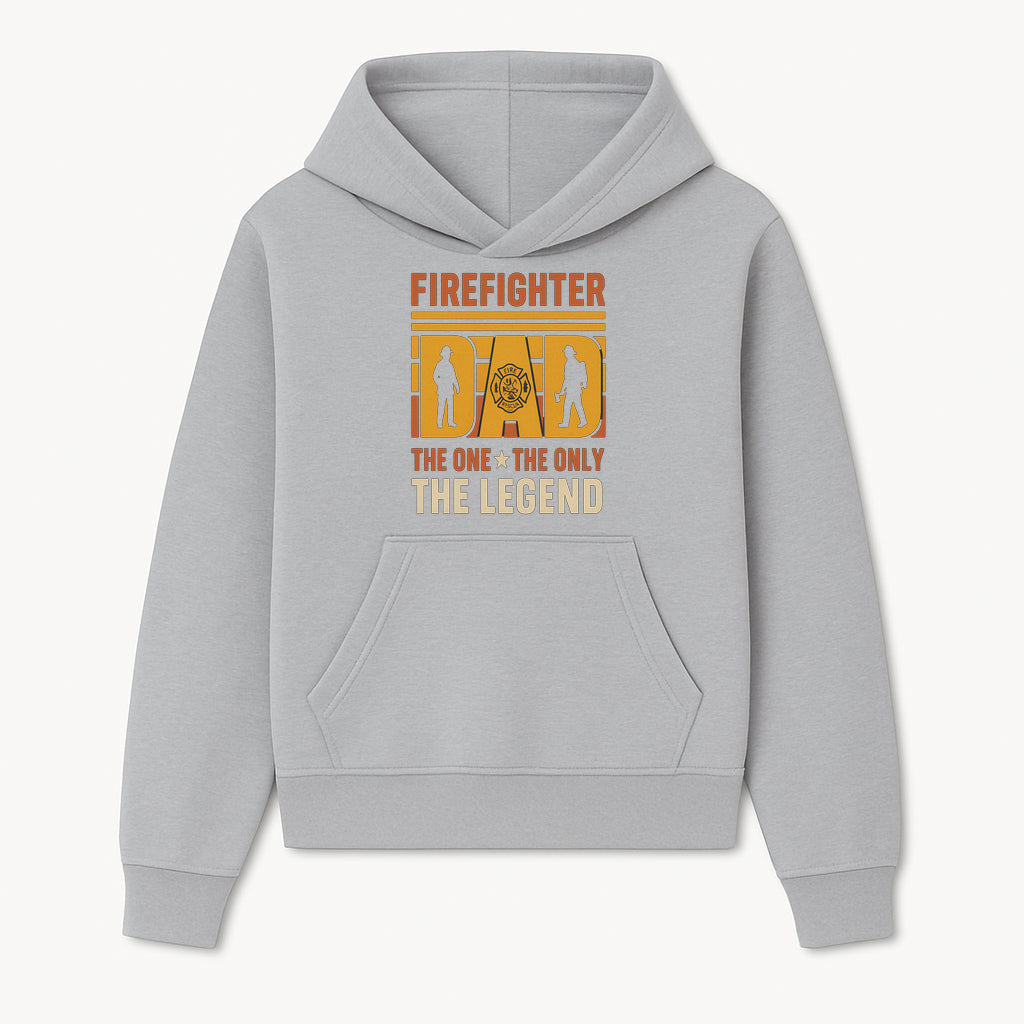 Firefighter Dad T-Shirt - The One & Only Legend | Gift for Firefighters | Rescue Service Apparel | Hero Dad Tee - Hoodie 1757912435045.jpg
