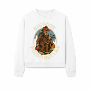 Bigfoot Firefighter T-Shirt | Funny Sasquatch Graphic Tee | Fireman Bigfoot Design | Unique Gift for Firefighters and Nature Lovers - Sweatshirt 1757912435274.jpg