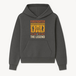 Firefighter Dad T-Shirt - The One & Only Legend | Gift for Firefighters | Rescue Service Apparel | Hero Dad Tee - Hoodie 1757912435338.jpg