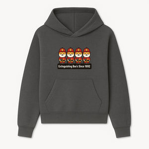 Firefighter Dog Cartoon Sticker - Extinguishing Boo's Since 1692 Cute Pet Lover Gift for Kids and Adults - Hoodie 1757912437280.jpg