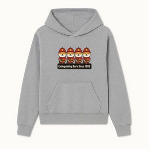 Firefighter Dog Cartoon Sticker - Extinguishing Boo's Since 1692 Cute Pet Lover Gift for Kids and Adults - Hoodie 1757912437577.jpg